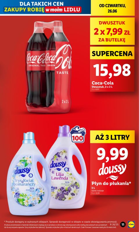 Lidl - gazetka promocyjna Oferta od czwartku od czwartku 26.06 do niedzieli 29.06 - strona 11