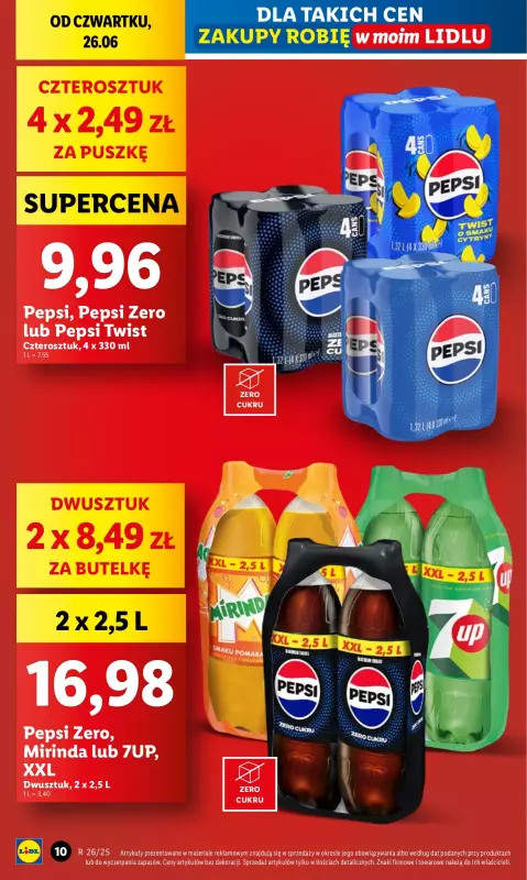 Lidl - gazetka promocyjna Oferta od czwartku od czwartku 26.06 do niedzieli 29.06 - strona 10