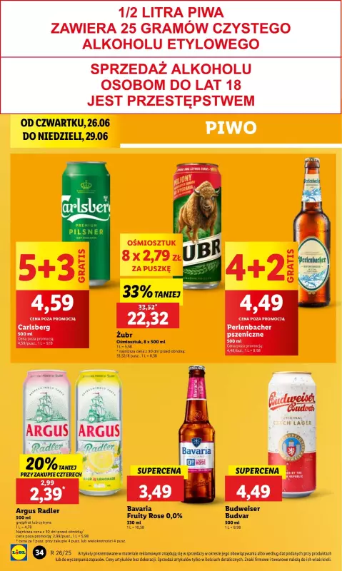 Lidl - gazetka promocyjna Oferta od czwartku od czwartku 26.06 do niedzieli 29.06 - strona 42