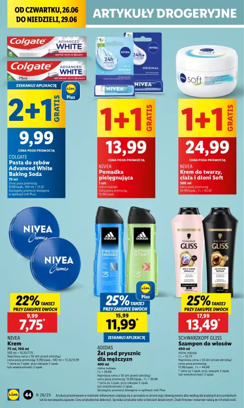 Lidl - gazetka promocyjna Oferta od czwartku od czwartku 26.06 do niedzieli 29.06 - strona 54
