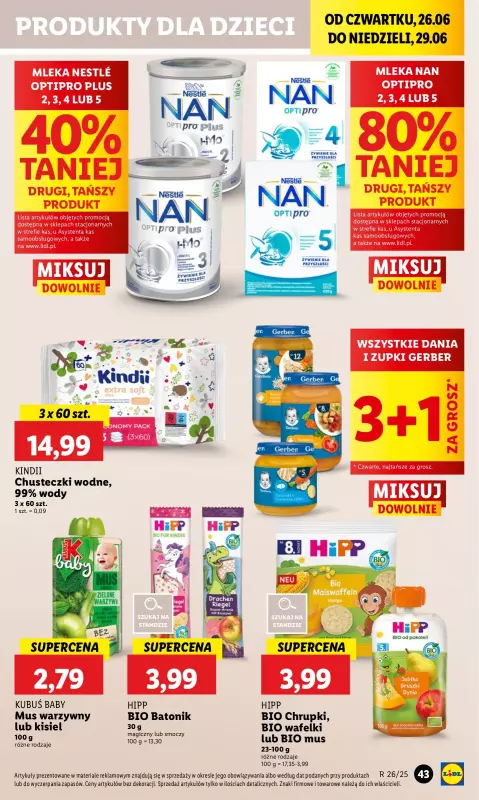 Lidl - gazetka promocyjna Oferta od czwartku od czwartku 26.06 do niedzieli 29.06 - strona 53