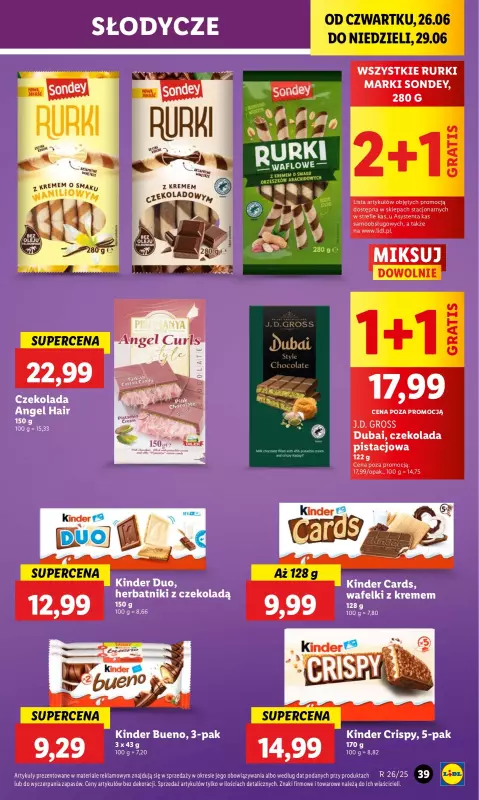 Lidl - gazetka promocyjna Oferta od czwartku od czwartku 26.06 do niedzieli 29.06 - strona 47