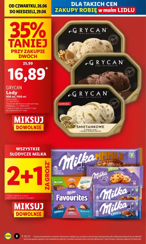 Lidl - gazetka promocyjna Oferta od czwartku od czwartku 26.06 do niedzieli 29.06 - strona 8