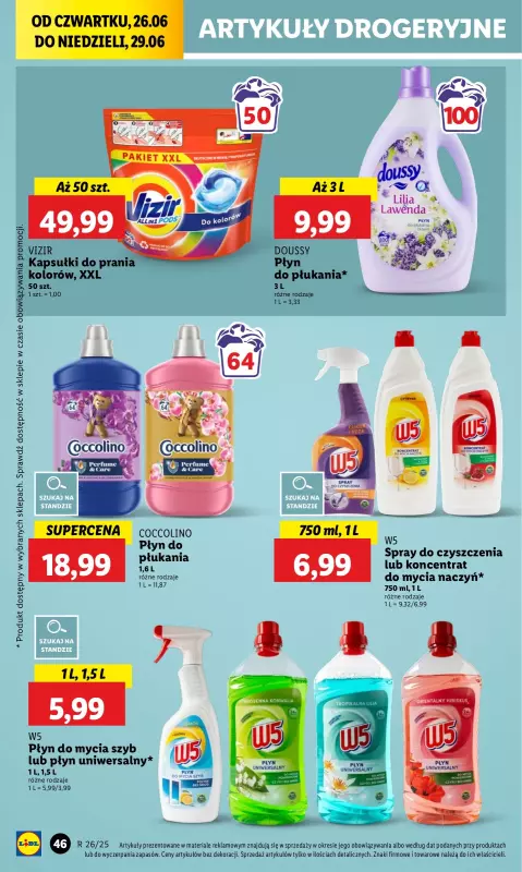 Lidl - gazetka promocyjna Oferta od czwartku od czwartku 26.06 do niedzieli 29.06 - strona 56