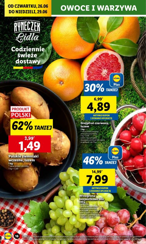 Lidl - gazetka promocyjna Oferta od czwartku od czwartku 26.06 do niedzieli 29.06 - strona 20