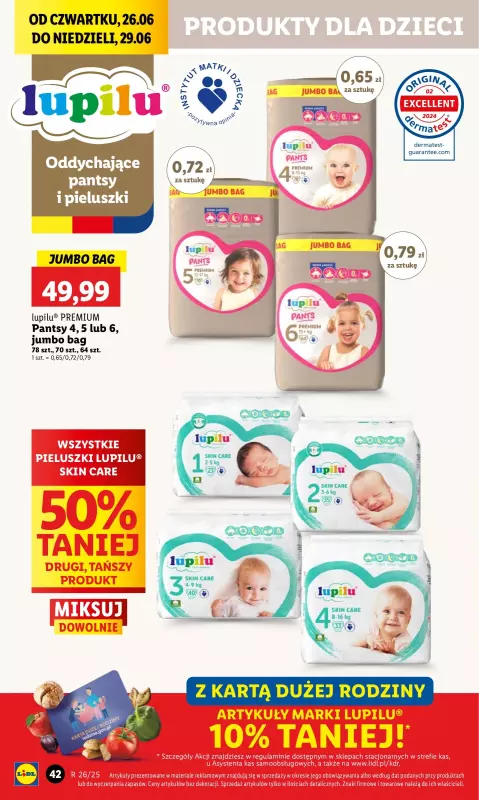 Lidl - gazetka promocyjna Oferta od czwartku od czwartku 26.06 do niedzieli 29.06 - strona 52