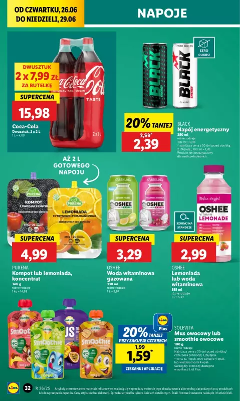 Lidl - gazetka promocyjna Oferta od czwartku od czwartku 26.06 do niedzieli 29.06 - strona 40