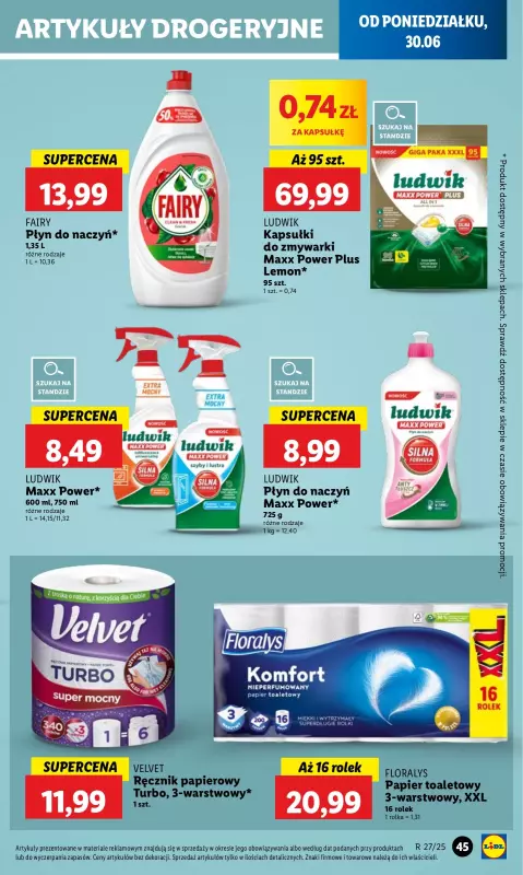Lidl - gazetka promocyjna Oferta od poniedziałku od poniedziałku 30.06 do środy 02.07 - strona 53