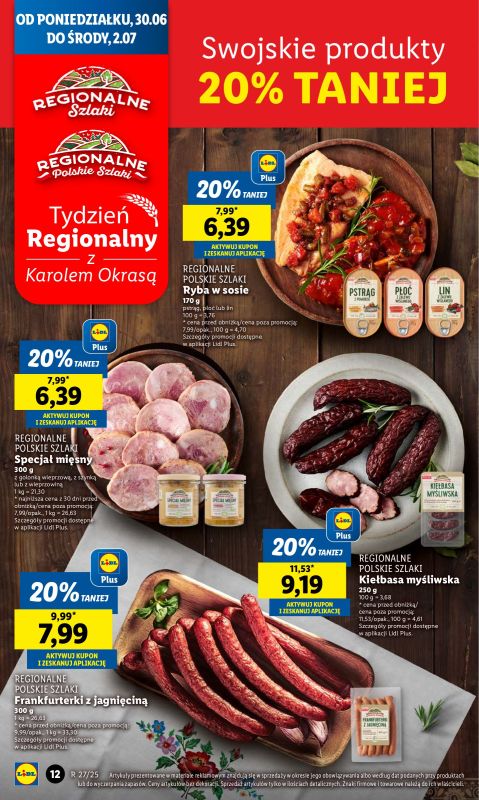 Lidl - gazetka promocyjna Oferta od poniedziałku od poniedziałku 30.06 do środy 02.07 - strona 16
