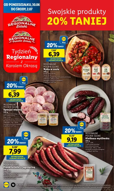 Lidl - gazetka promocyjna Oferta od poniedziałku od poniedziałku 30.06 do środy 02.07 - strona 16