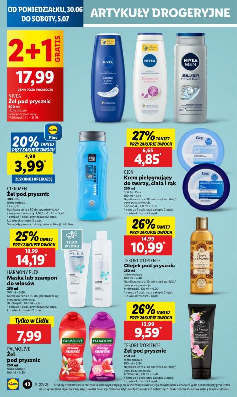 Lidl - gazetka promocyjna Oferta od poniedziałku od poniedziałku 30.06 do środy 02.07 - strona 50