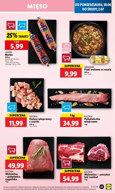 Lidl - gazetka promocyjna Oferta od poniedziałku od poniedziałku 30.06 do środy 02.07 - strona 27