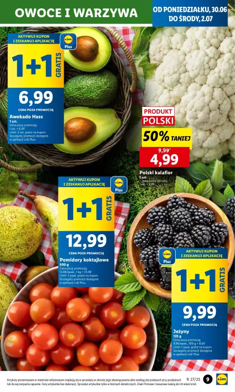 Lidl - gazetka promocyjna Oferta od poniedziałku od poniedziałku 30.06 do środy 02.07 - strona 13