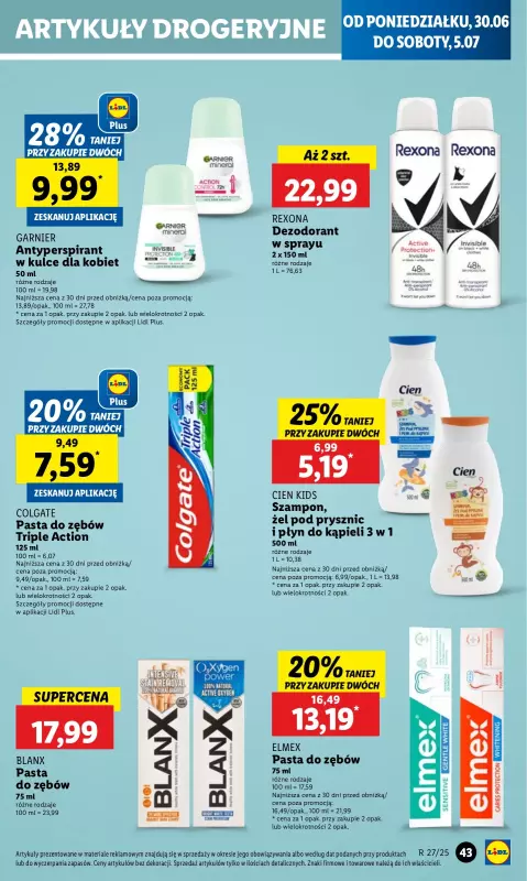 Lidl - gazetka promocyjna Oferta od poniedziałku od poniedziałku 30.06 do środy 02.07 - strona 51