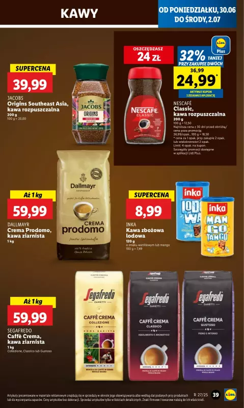 Lidl - gazetka promocyjna Oferta od poniedziałku od poniedziałku 30.06 do środy 02.07 - strona 47