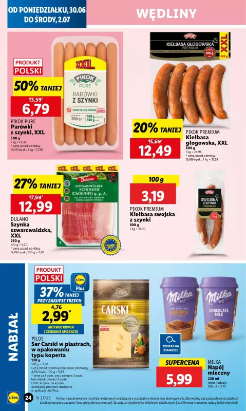 Lidl - gazetka promocyjna Oferta od poniedziałku od poniedziałku 30.06 do środy 02.07 - strona 28