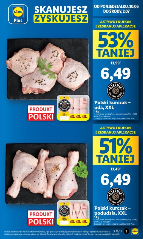 Lidl - gazetka promocyjna Oferta od poniedziałku od poniedziałku 30.06 do środy 02.07 - strona 3