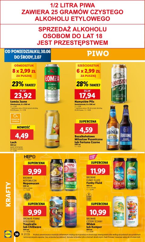 Lidl - gazetka promocyjna Oferta od poniedziałku od poniedziałku 30.06 do środy 02.07 - strona 44