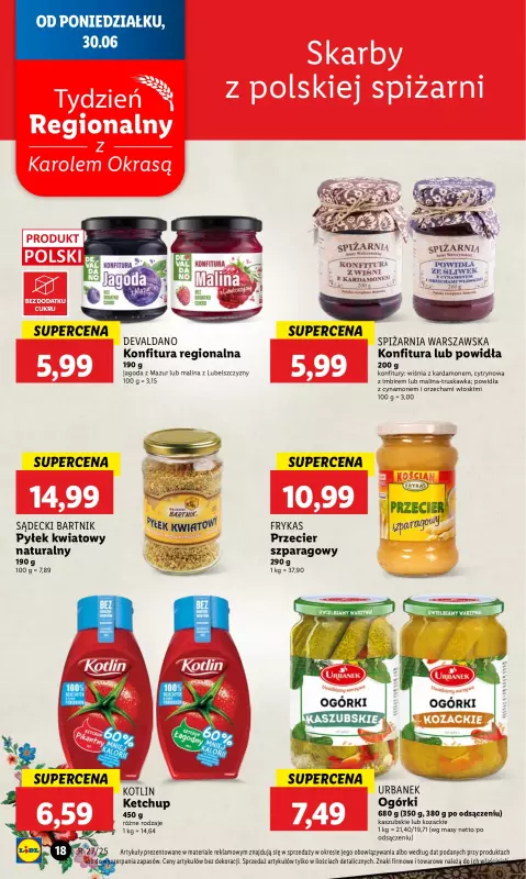 Lidl - gazetka promocyjna Oferta od poniedziałku od poniedziałku 30.06 do środy 02.07 - strona 22