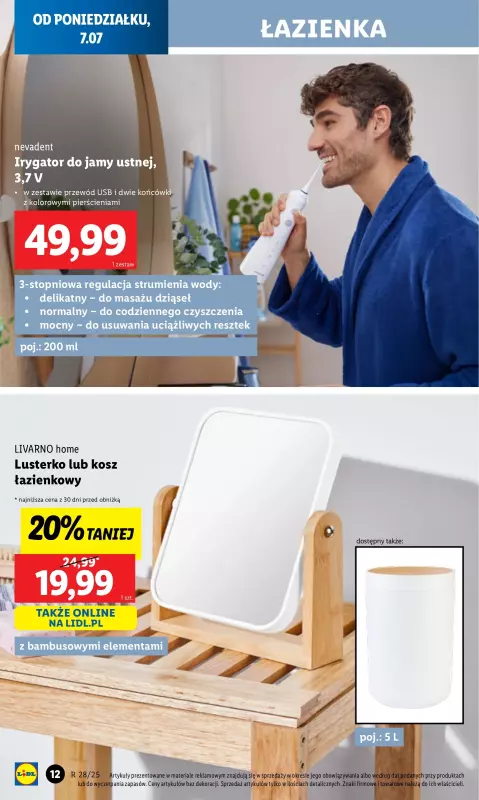 Lidl - gazetka promocyjna Katalog od poniedziałku 07.07 do soboty 12.07 - strona 12