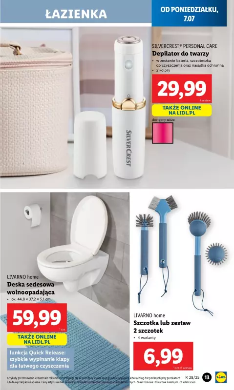 Lidl - gazetka promocyjna Katalog od poniedziałku 07.07 do soboty 12.07 - strona 13