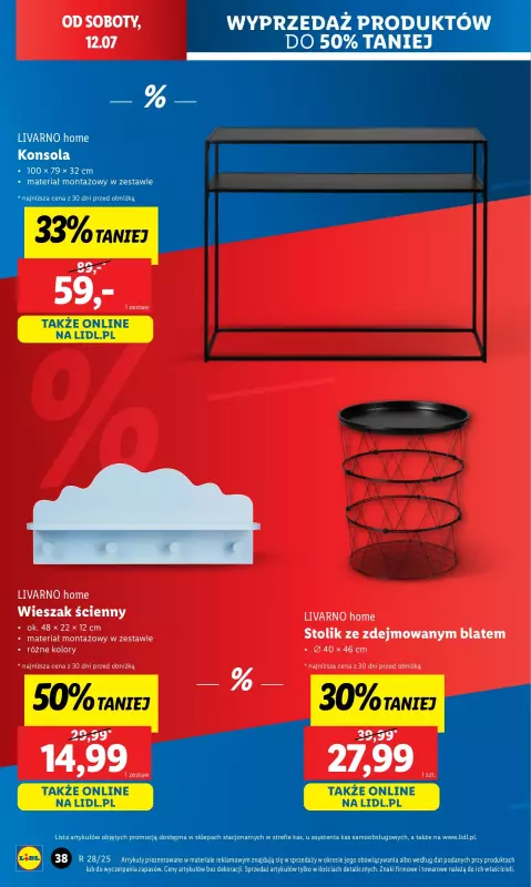 Lidl - gazetka promocyjna Katalog od poniedziałku 07.07 do soboty 12.07 - strona 40