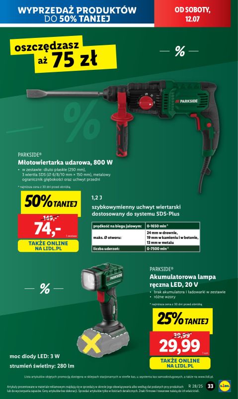Lidl - gazetka promocyjna Katalog od poniedziałku 07.07 do soboty 12.07 - strona 35