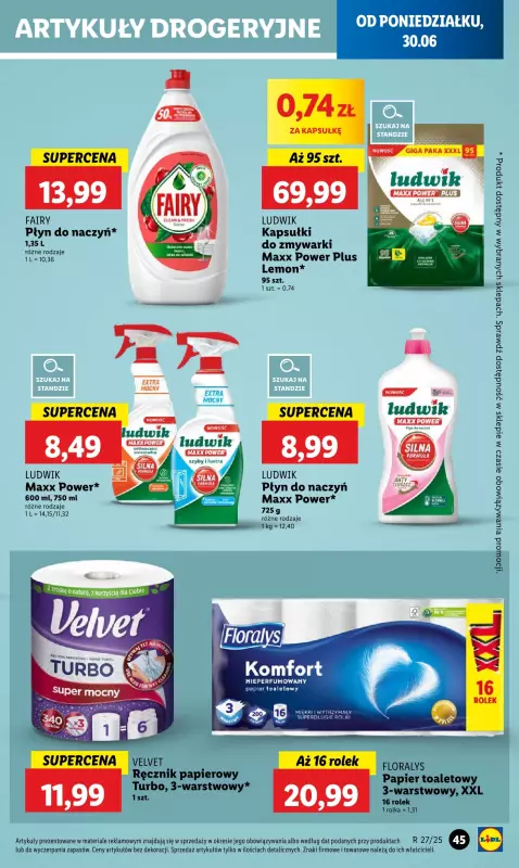 Lidl - gazetka promocyjna Oferta od poniedziałku od poniedziałku 30.06 do środy 02.07 - strona 55