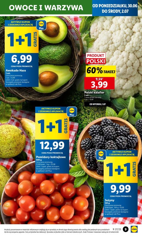 Lidl - gazetka promocyjna Oferta od poniedziałku od poniedziałku 30.06 do środy 02.07 - strona 13
