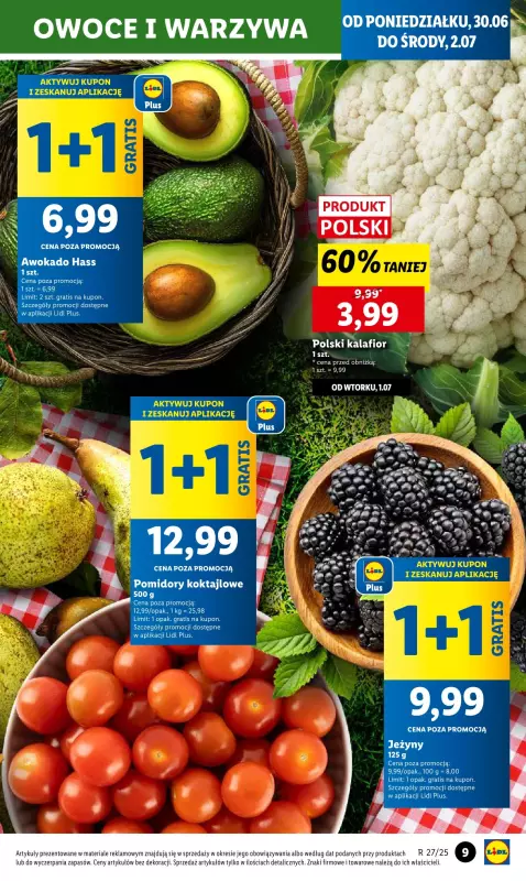 Lidl - gazetka promocyjna Oferta od poniedziałku od poniedziałku 30.06 do środy 02.07 - strona 13