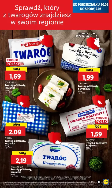 Lidl - gazetka promocyjna Oferta od poniedziałku od poniedziałku 30.06 do środy 02.07 - strona 19