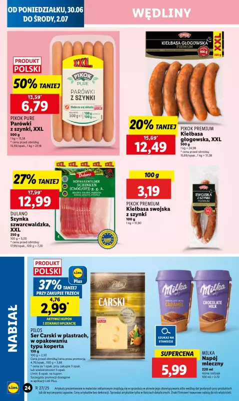 Lidl - gazetka promocyjna Oferta od poniedziałku od poniedziałku 30.06 do środy 02.07 - strona 30