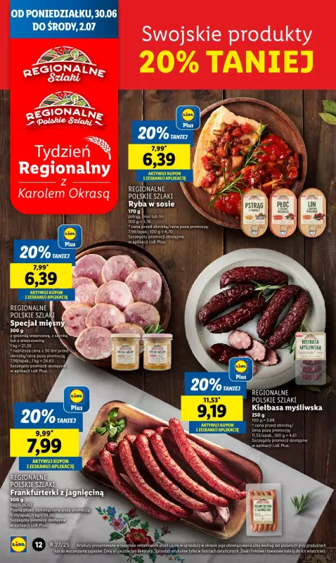 Lidl - gazetka promocyjna Oferta od poniedziałku od poniedziałku 30.06 do środy 02.07 - strona 16