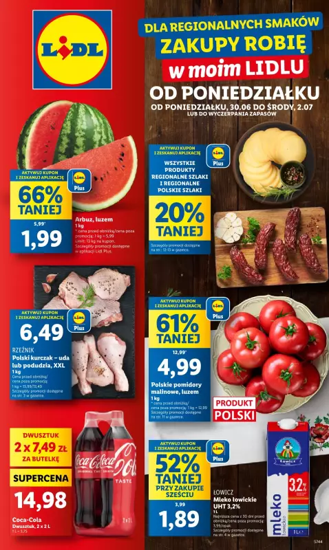 Lidl - gazetka promocyjna Oferta od poniedziałku  