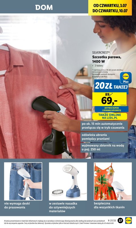 Lidl - gazetka promocyjna Katalog od poniedziałku 30.06 do soboty 05.07 - strona 27