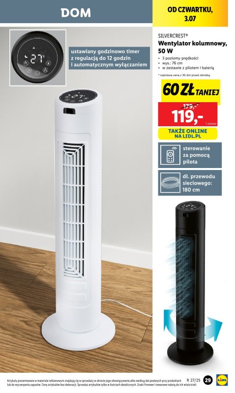 Lidl - gazetka promocyjna Katalog od poniedziałku 30.06 do soboty 05.07 - strona 29