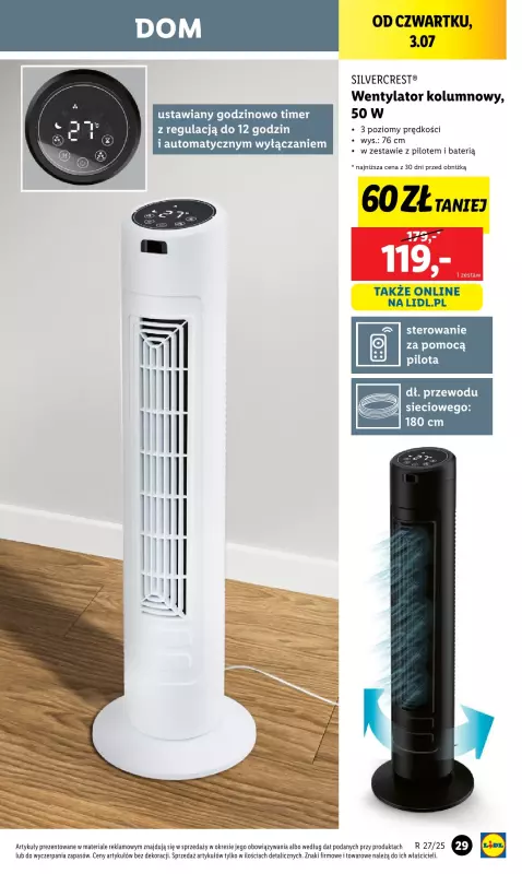 Lidl - gazetka promocyjna Katalog od poniedziałku 30.06 do soboty 05.07 - strona 29