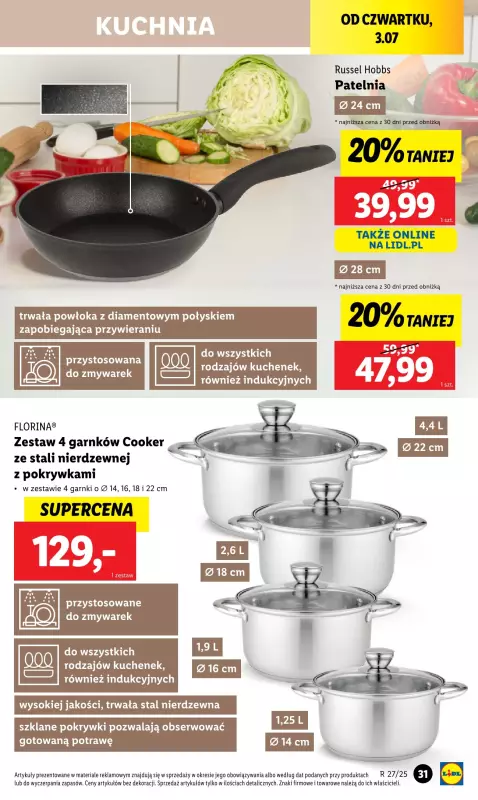 Lidl - gazetka promocyjna Katalog od poniedziałku 30.06 do soboty 05.07 - strona 31