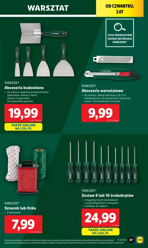 Lidl - gazetka promocyjna Katalog od poniedziałku 30.06 do soboty 05.07 - strona 41