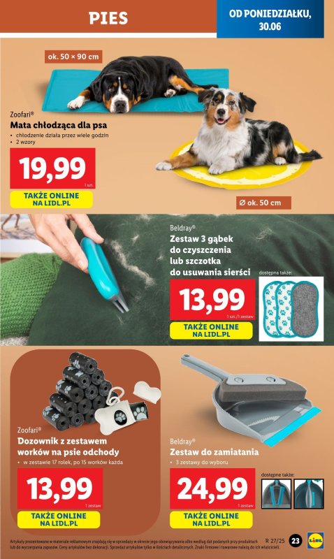 Lidl - gazetka promocyjna Katalog od poniedziałku 30.06 do soboty 05.07 - strona 23