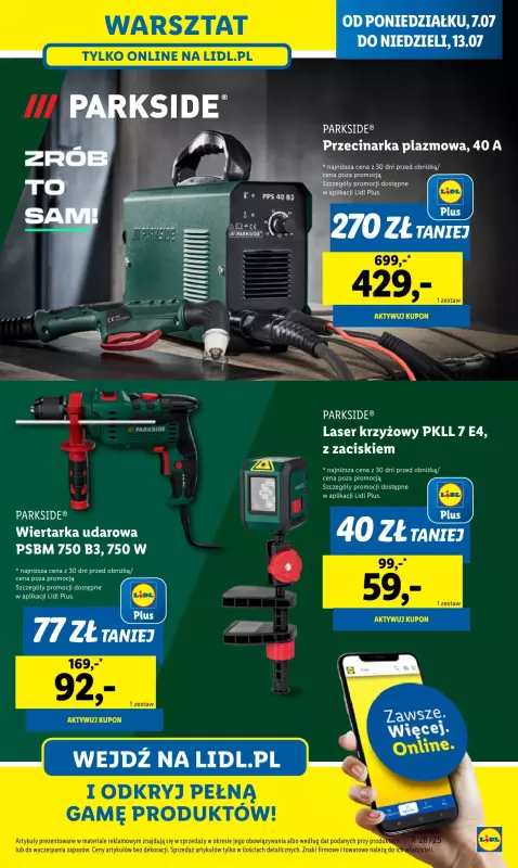 Lidl - gazetka promocyjna Katalog od poniedziałku 07.07 do soboty 12.07 - strona 15