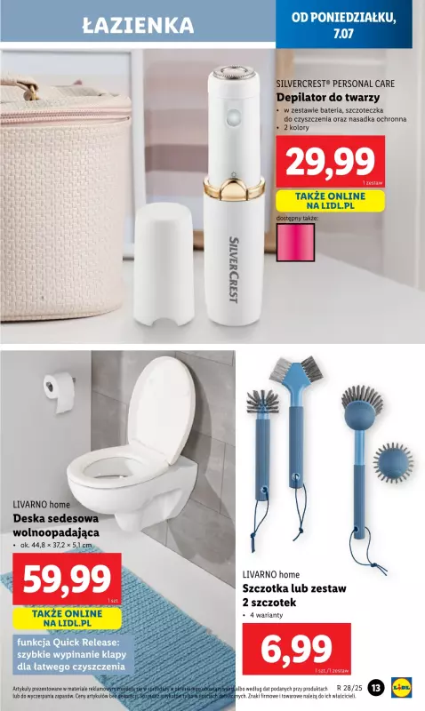 Lidl - gazetka promocyjna Katalog od poniedziałku 07.07 do soboty 12.07 - strona 13
