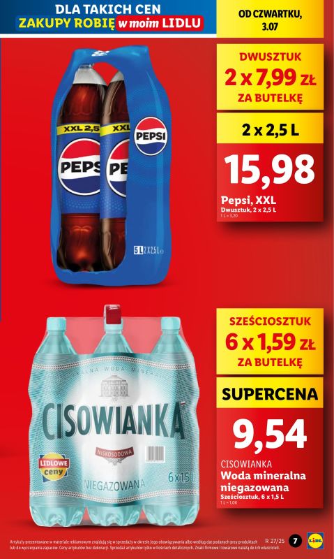 Lidl - gazetka promocyjna Oferta od czwartku od czwartku 03.07 do soboty 05.07 - strona 7