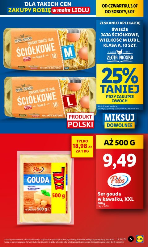 Lidl - gazetka promocyjna Oferta od czwartku od czwartku 03.07 do soboty 05.07 - strona 5