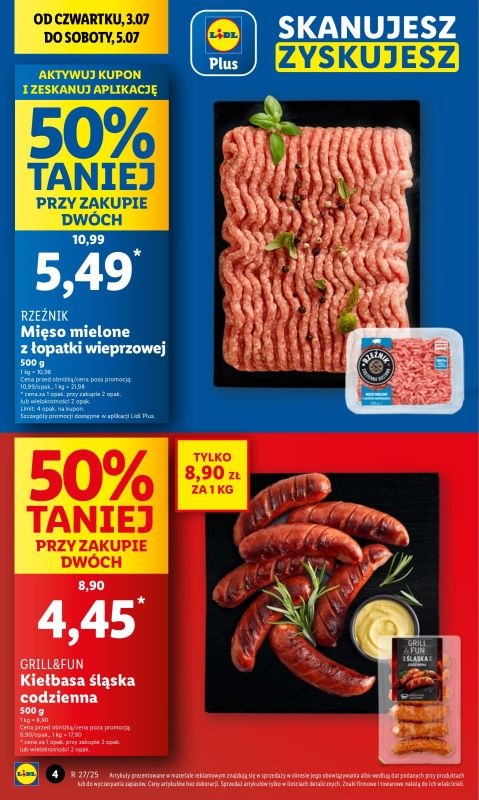 Lidl - gazetka promocyjna Oferta od czwartku od czwartku 03.07 do soboty 05.07 - strona 4