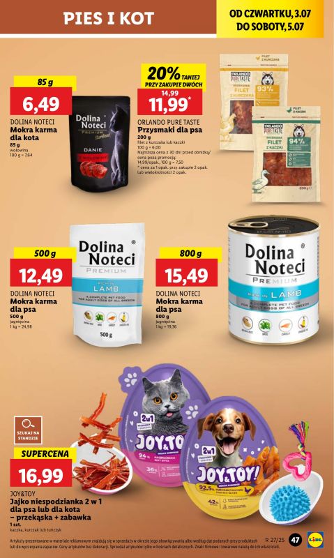 Lidl - gazetka promocyjna Oferta od czwartku od czwartku 03.07 do soboty 05.07 - strona 59