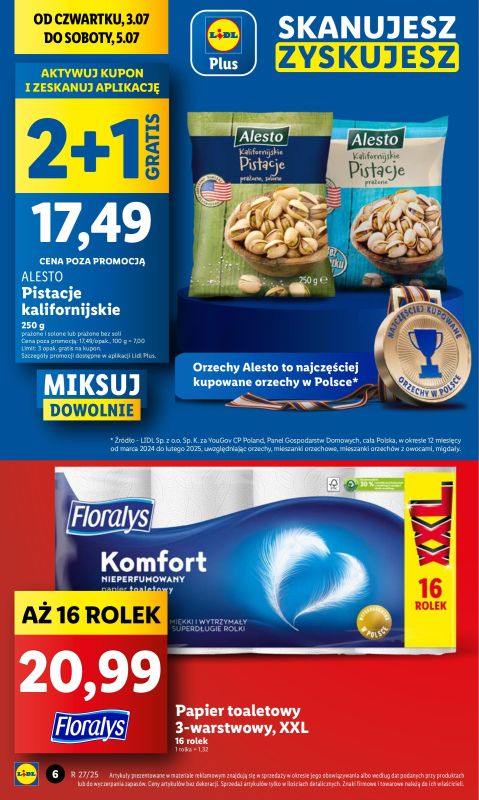 Lidl - gazetka promocyjna Oferta od czwartku od czwartku 03.07 do soboty 05.07 - strona 6