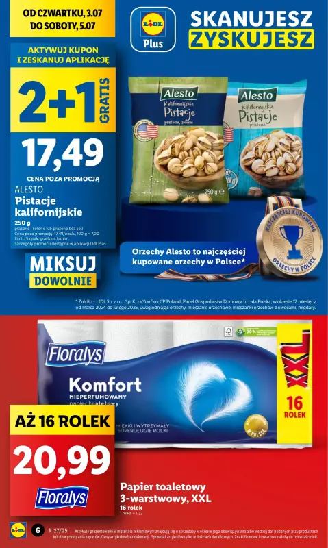 Lidl - gazetka promocyjna Oferta od czwartku od czwartku 03.07 do soboty 05.07 - strona 6