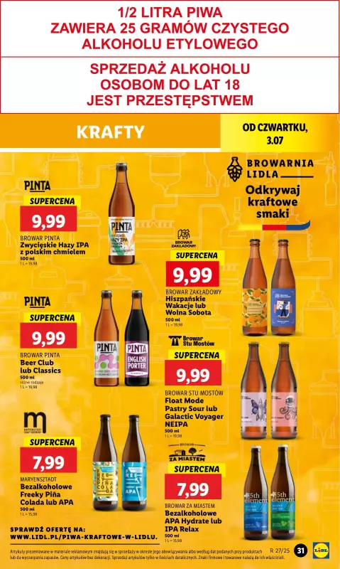 Lidl - gazetka promocyjna Oferta od czwartku od czwartku 03.07 do soboty 05.07 - strona 43