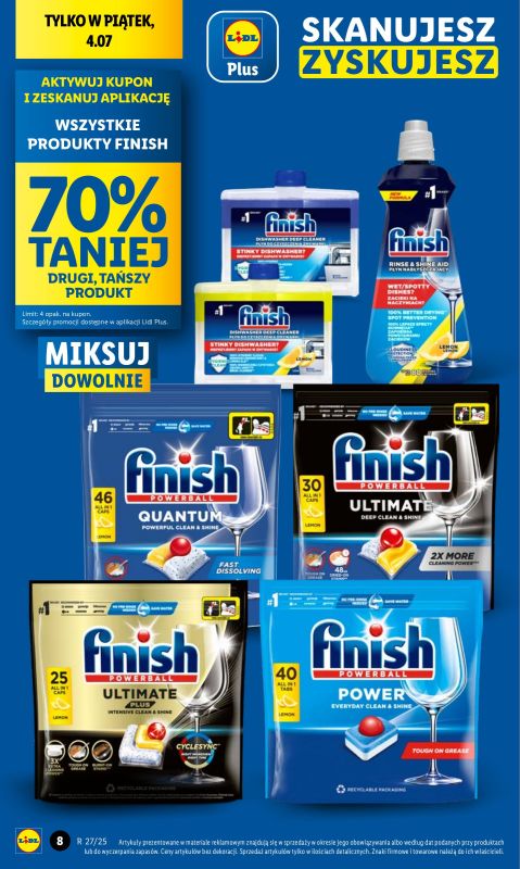 Lidl - gazetka promocyjna Oferta od czwartku od czwartku 03.07 do soboty 05.07 - strona 8